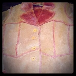 Wilson Leather Pink Suede Coat